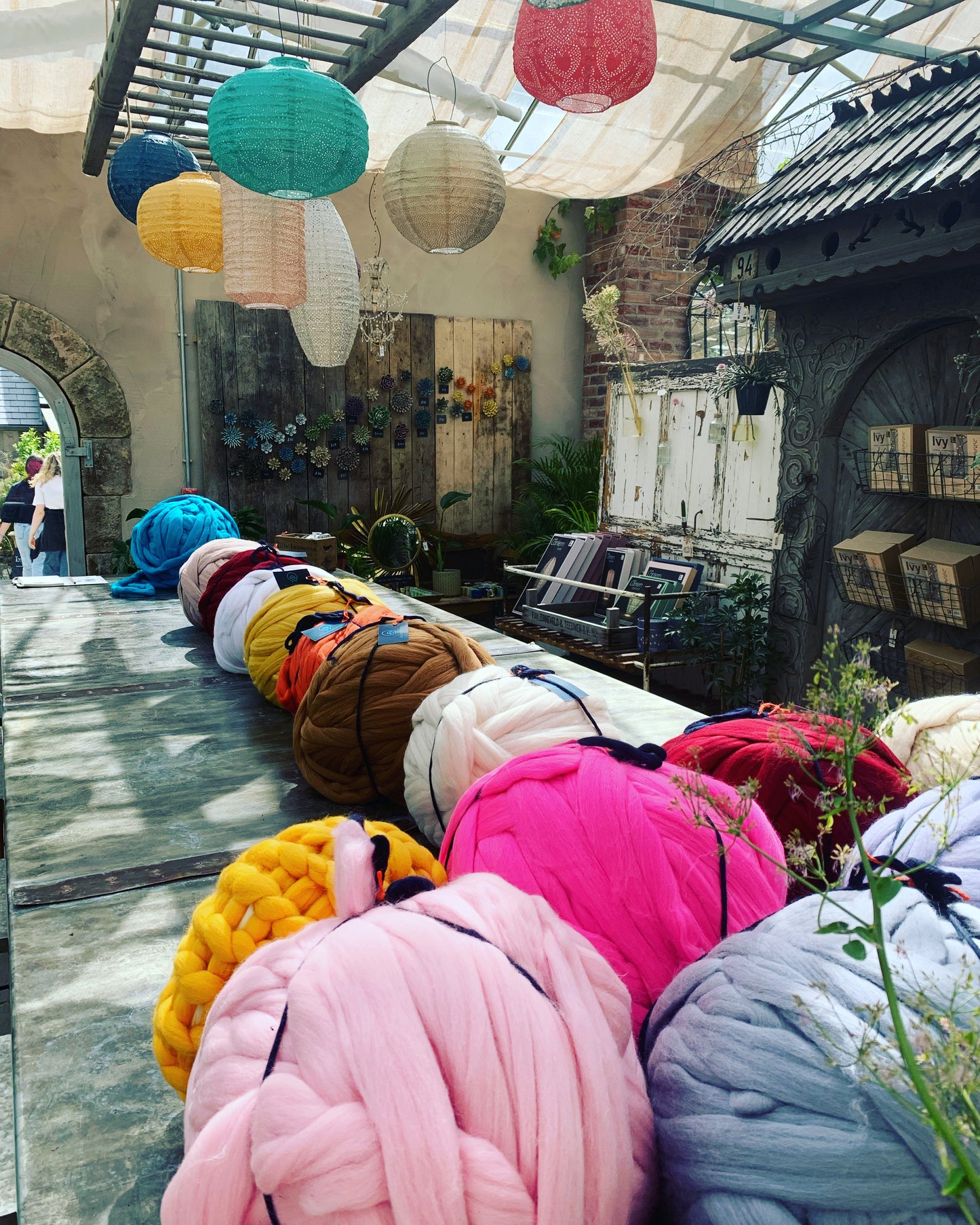 Blanket Arm Knitting Workshop - Holdens & Co, WHALLEY