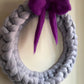 Spring Chunky Knit Merino Wreath with Bow at EDEN TEA ROOM & GALLERIES