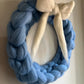 Spring Chunky Knit Merino Wreath with Bow at EDEN TEA ROOM & GALLERIES