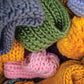 Chunky Knit Merino Wool Headband - Candy Floss