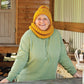 Chunky Knit Merino Wool Snood - Mustard