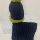 Chunky Knit Merino Wool Snood - Navy