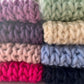 Chunky Knit Merino Wool Headband - Aquamarine