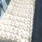 Blanket Medium - Chunky Knit Merino Wool - Sandstone
