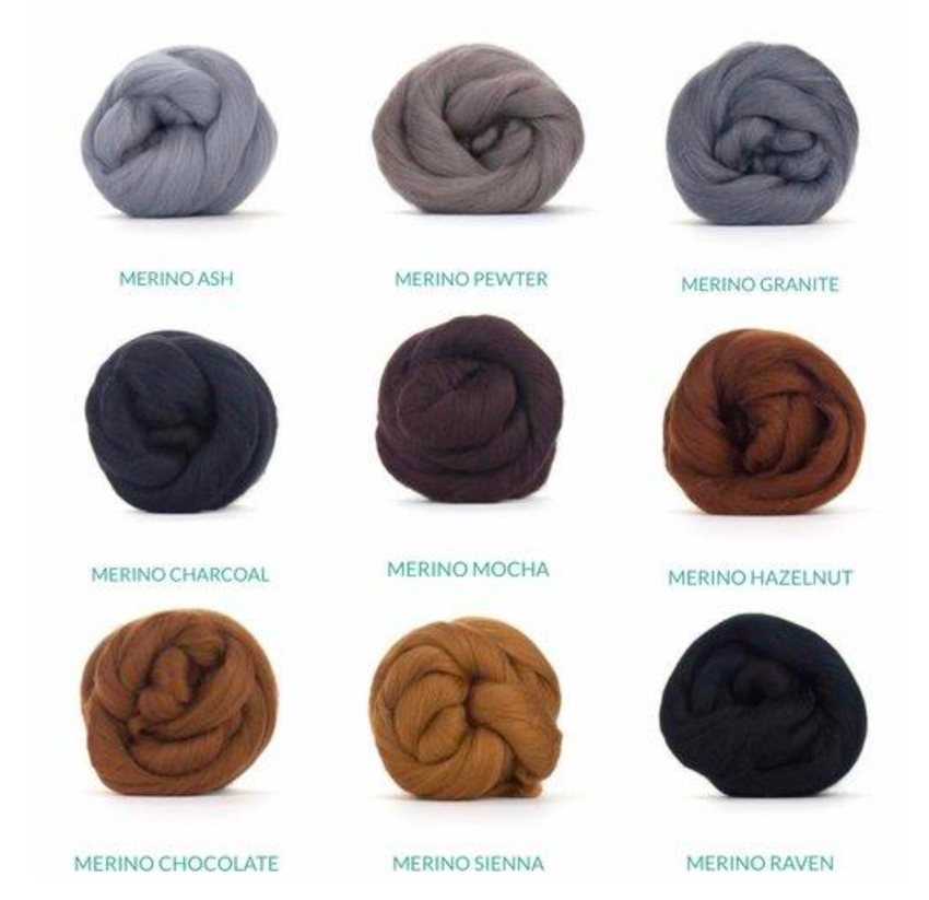 merino wool colours to choose from 